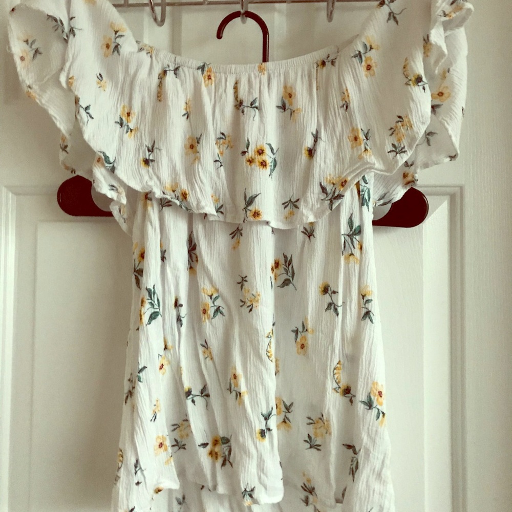 Off the Shoulder Floral Top